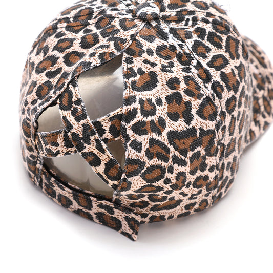 Hat Ponytail style (Leopard)
