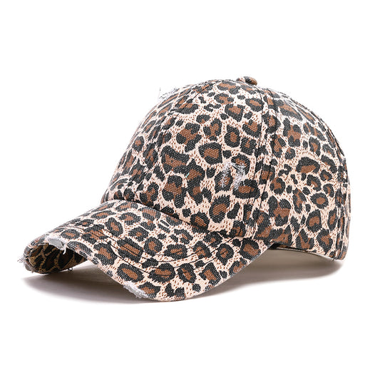 Hat Ponytail style (Leopard)